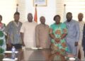 Prof. George Agyei, Director-General of GSA, with IEAG Delegation