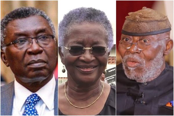 From left: Kwabena Frimpong-Boateng, Dr. Christine Amoako-Nuamah and  Dr. Nyaho Nyaho-Tamakloe