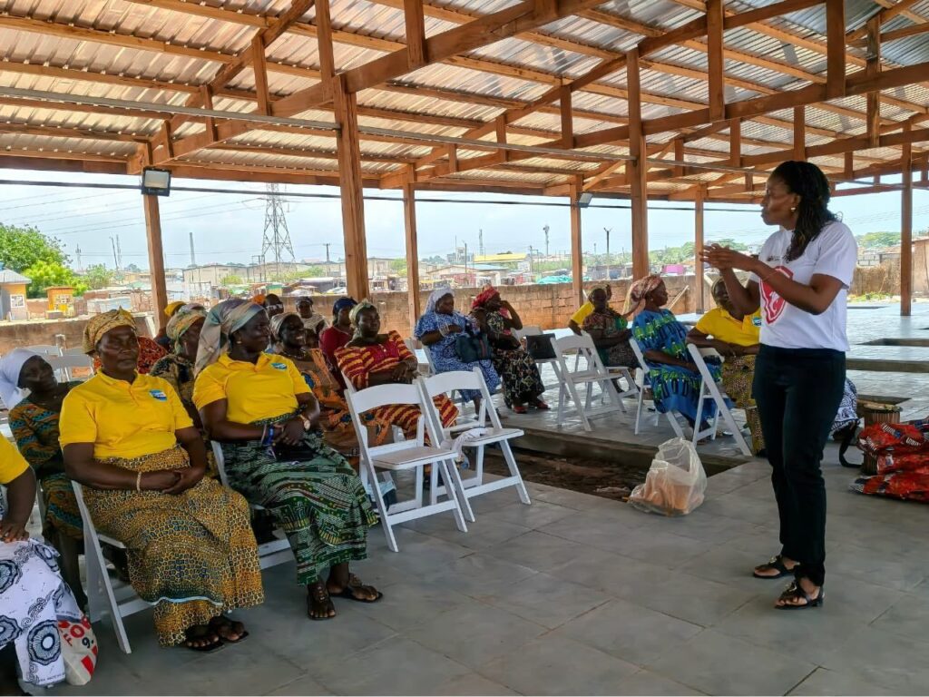 Representatives of the Fisheries Commission and the Korea Maritime Institute at the Tema Manhean Fish Processing Facility 1 edited