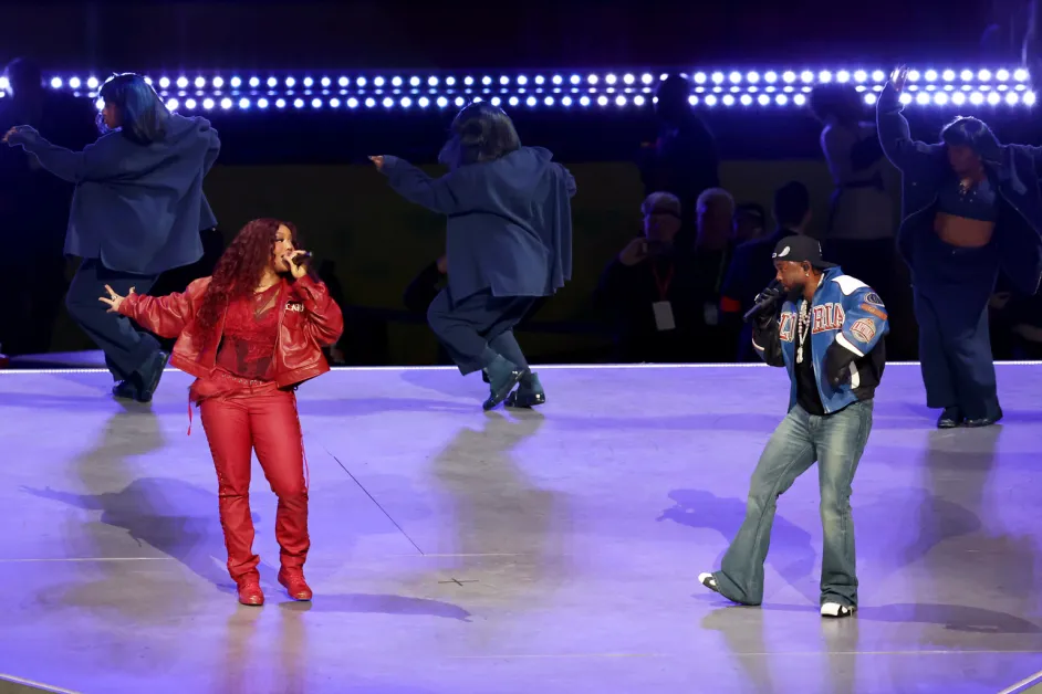 SZA and Kendrick Lamar superbowl 2025 performance akso billboard 1548