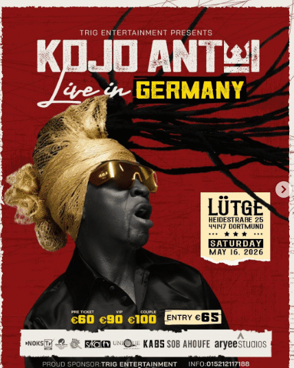 Maestro Kojo Antwi Set to Light Up Germany. 1 Kojo Antwi's Show flyer
