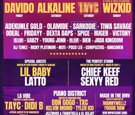 Afro +fest 2026 flyer