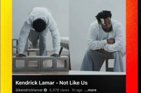 The "Not Like Us" , re-uploaded