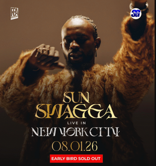 Black Sherif Brings ‘Sun Swagga’ to New York 1 SUN SWAGGA Flyer