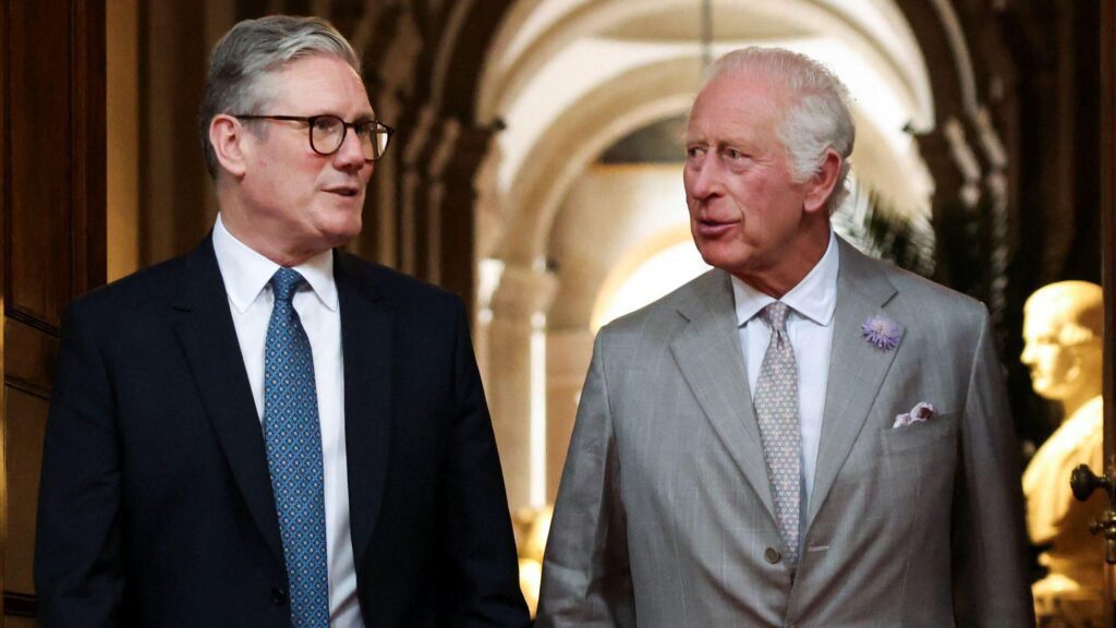 All Eyes on King’s Speech as Starmer Faces Leadership Test 2 Starmer and King Charlse