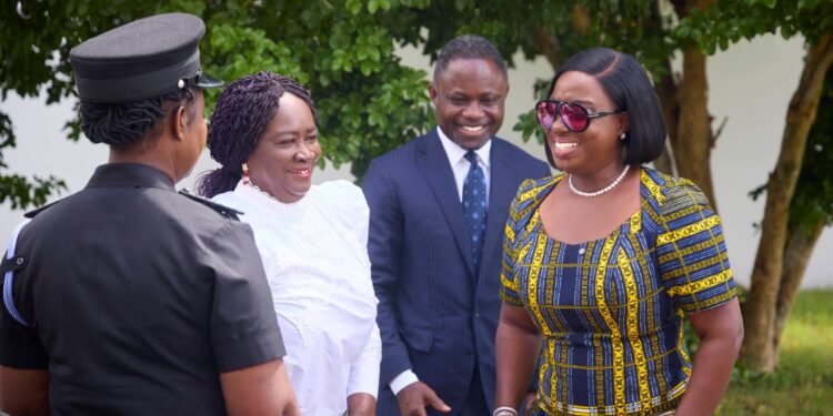 Vice President Applauds Ghana Medical Trust Fund Health Initiative 1 Vice President Professor Jane Naana Opoku Agyemang in the company of the Health Minister Kwabena Mintah Akandoh and GMTF Administrator Adwoa Oboubia-Opoku Darko