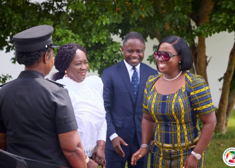 Vice President Applauds Ghana Medical Trust Fund Health Initiative 1 Vice President Professor Jane Naana Opoku Agyemang in the company of the Health Minister Kwabena Mintah Akandoh and GMTF Administrator Adwoa Oboubia-Opoku Darko