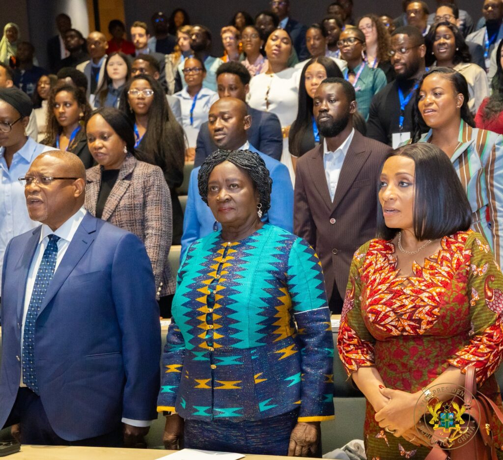 Vice President Pitches Business-Driven Frameworks At Oxford 4 Vice President Professor Naana Jane Opoku Agyemang at the 16th Oxford Africa Conference 2