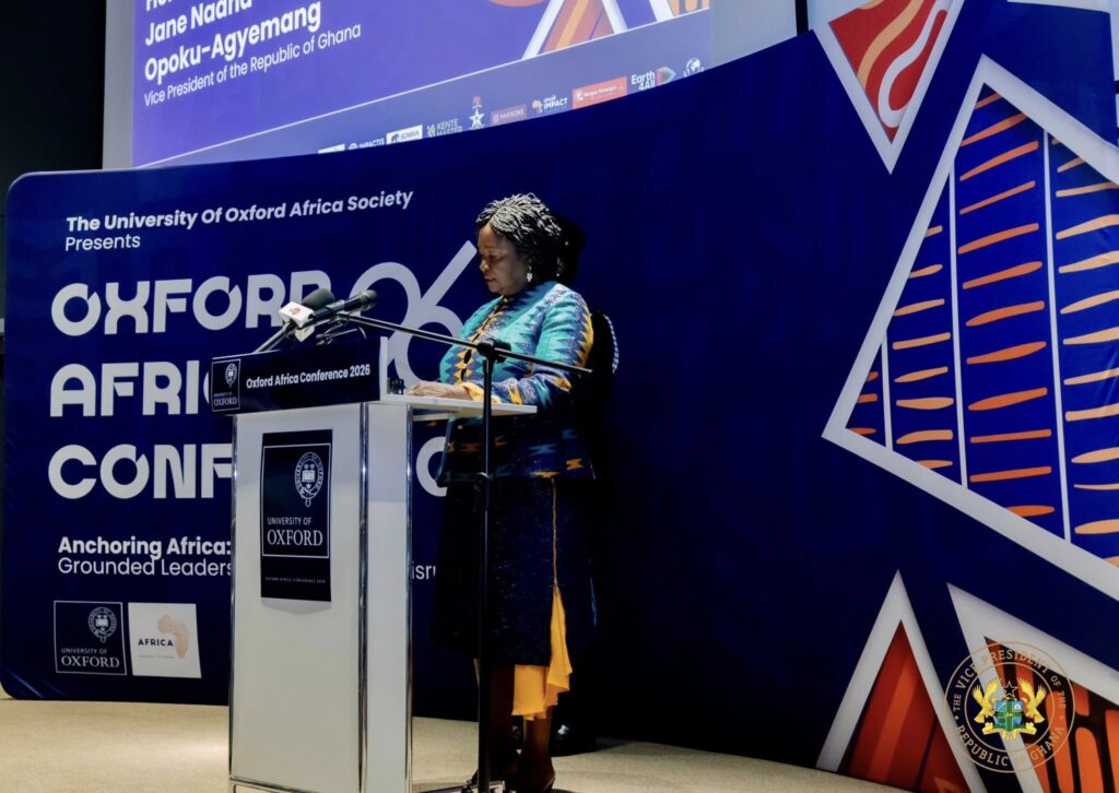 Vice President Pitches Business-Driven Frameworks At Oxford 3 Vice President Professor Naana Jane Opoku Agyemang at the 16th Oxford Africa Conference 3