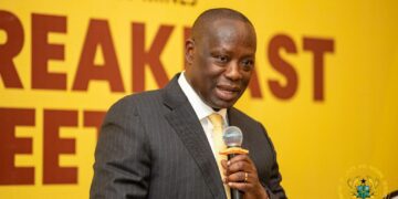 Hon. Emmanuel Armah-Kofi Buah, Minister for Lands and Natural Resources and Acting Minister for Environment, Science and Technology