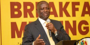 Hon. Emmanuel Armah-Kofi Buah, Minister for Lands and Natural Resources and Acting Minister for Environment, Science and Technology