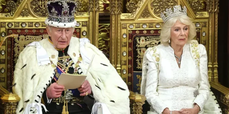 King Charles III with Queen Camilla