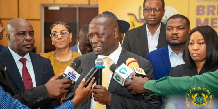 Hon. Emmanuel Armah-Kofi Buah, Minister for Lands and Natural Resources and Acting Minister for Environment, Science and Technology