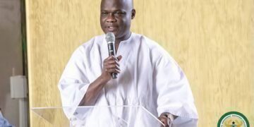 Honourable Ahmed Ibrahim, Minister for Local Government, Chieftaincy and Religious Affairs