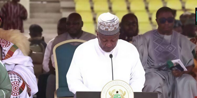 His excellency Delievering His Address At The Eid Celebration