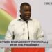 Hon. Kwame Governs Agbodza (Adaklu MP), Minister of Roads and Highways