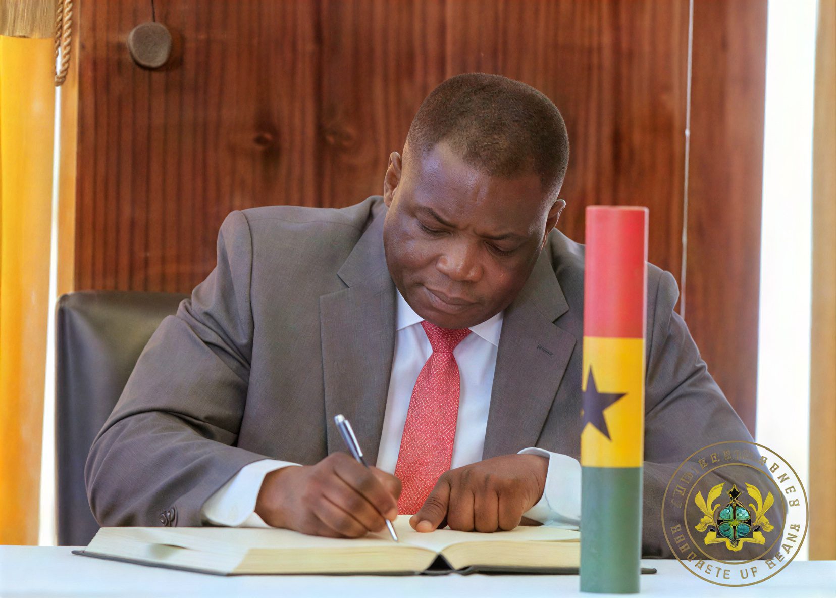 Hon. Kwame Governs Agbodza,  Minister of Roads and Highways