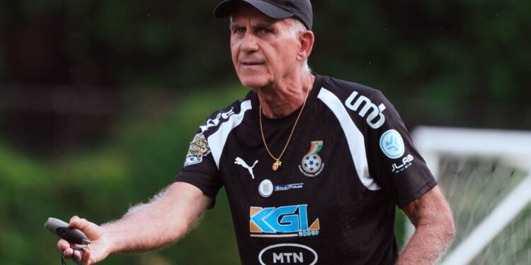 Carlos Queiroz Challenges Black Stars Players to Make World Cup History 1 Black Stars head coach, Carlos Queiroz, leads the team in their training session in the USA