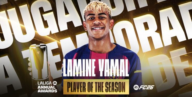 Lamine Yamal rewarded for an outstanding season in Barcelona colours