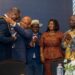 Ing. Attakumah Takes over from Akafia as Chamber of Mines President 13 Ing. Fred Attakumah Receiving the Mantle from Michael Akafia