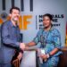 MIIF CEO, Mrs. Justina Nelson with IMF Resident Representative, Dr Adrian Alter