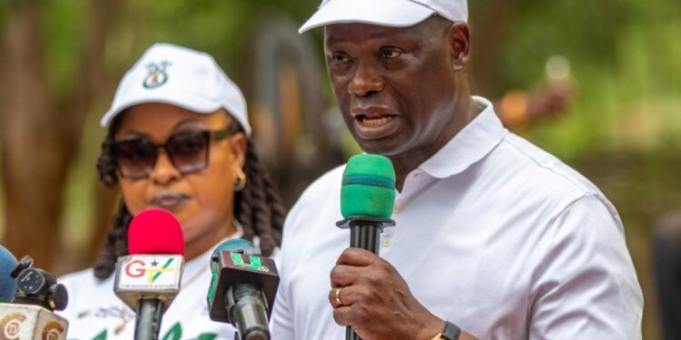 Minister for Lands and Natural Resources, Hon. Emmanuel Armah Kofi Buah