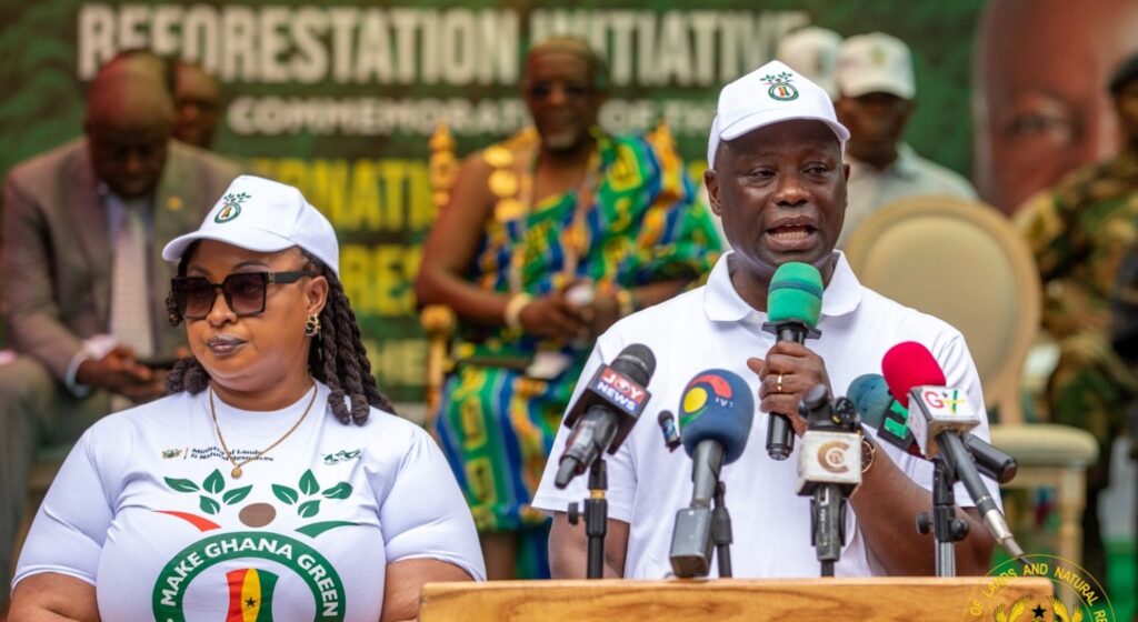 Minister for Lands and Natural Resources, Hon. Emmanuel Armah Kofi Buah