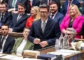 Burnham Sworn In as Makerfield MP as Starmer Resigns 7 Andy Burnham at the House of Commons