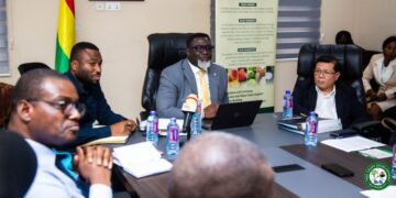 Dr. Andy Osei Okrah, TCDA CEO, and Team, with Mrs. Urasa Mongkolnavin, and Thai Delegation