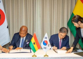 Ghana's Foreign Affairs Minister, Hon. Samuel Okudzeto Ablakwa, and South Korean Foreign Minister Cho Hyun signed landmark waiver deal on the sidelines of the ongoing Korea Africa Foreign Ministers Meeting