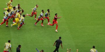 Kevin Lenini made history by scoring Cape Verde's first ever goal in their history at the FIFA World Cup