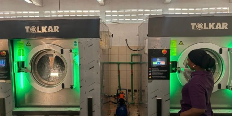 HealthTech Ghana Delivers High Capacity Laundry Solution to Tamale Teaching Hospital