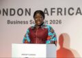 Hon. Elizabeth Ofosu-Adjare, Minister for Trade, Agribusiness and Industry, at the London-Africa Business Summit