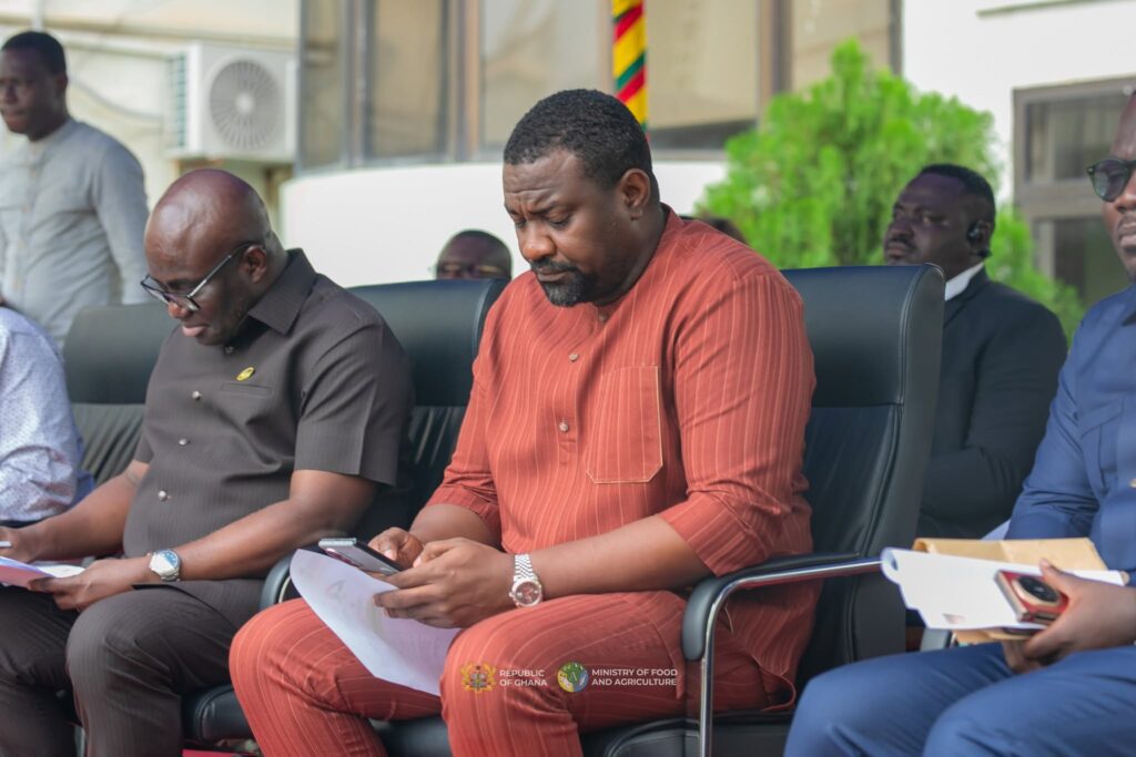 Hon. John Dumelo Deputy Minister for Food and Agriculture at the Launch of the 42nd National Farmers Day celebration
