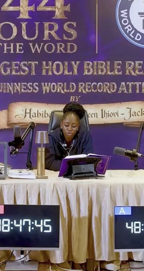 Nigerian Woman Pursues Bible Reading Guinness World Record 3 IMG 5503