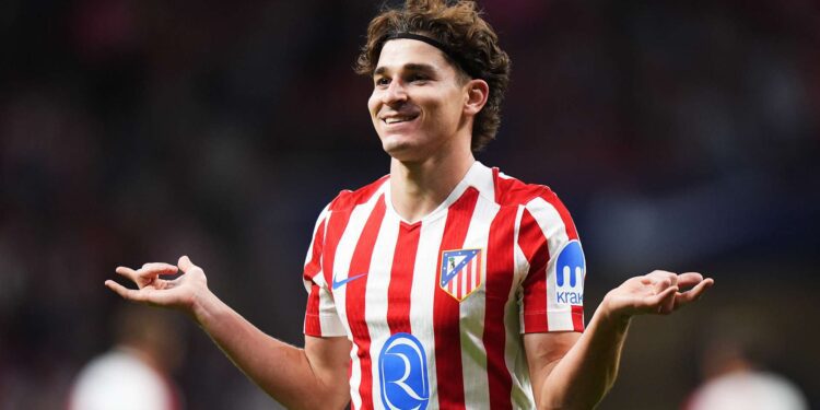 Atletico Madrid Knock Back Real Madrid's €150m Offer For Julian Alvarez 1 Atletico Madrid striker, Julian Alvarez