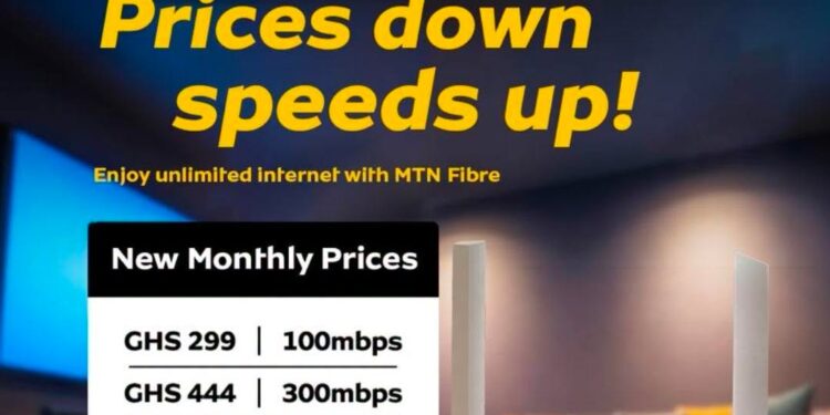 MTN Fibre Broadband New Prices