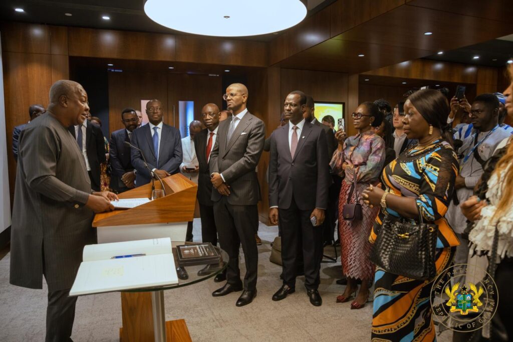 Ghana Stable, Growing, and Investment-Ready, President Mahama Declares 3 Mahama @London Stock 4