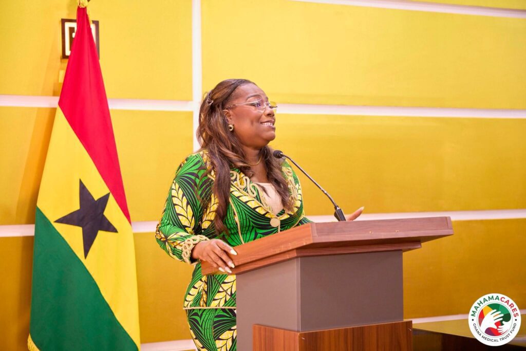 Mahama, Appointees Deliver GH¢6.1 Million Cheque to Ghana Medical Trust Fund 2 Mahama Cares Cheque Delivery 5