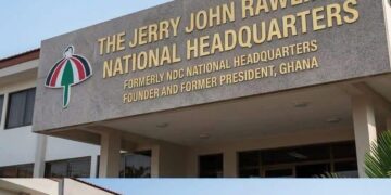 NDC Renames Party headquarters after Rawlings