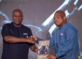 Accra Next Steps Conference Adopts Roadmap to Advance Global Reparatory Justice 6 President John Dramani Mahama receiving the roadmap from the Next Step Conference from Minister for Foreign Affairs, Samuel Okudzeto Ablakwa