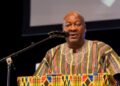 President John Dramani Mahama, at the UK Town Hall Meeting, with the Ghanaian Diaspora