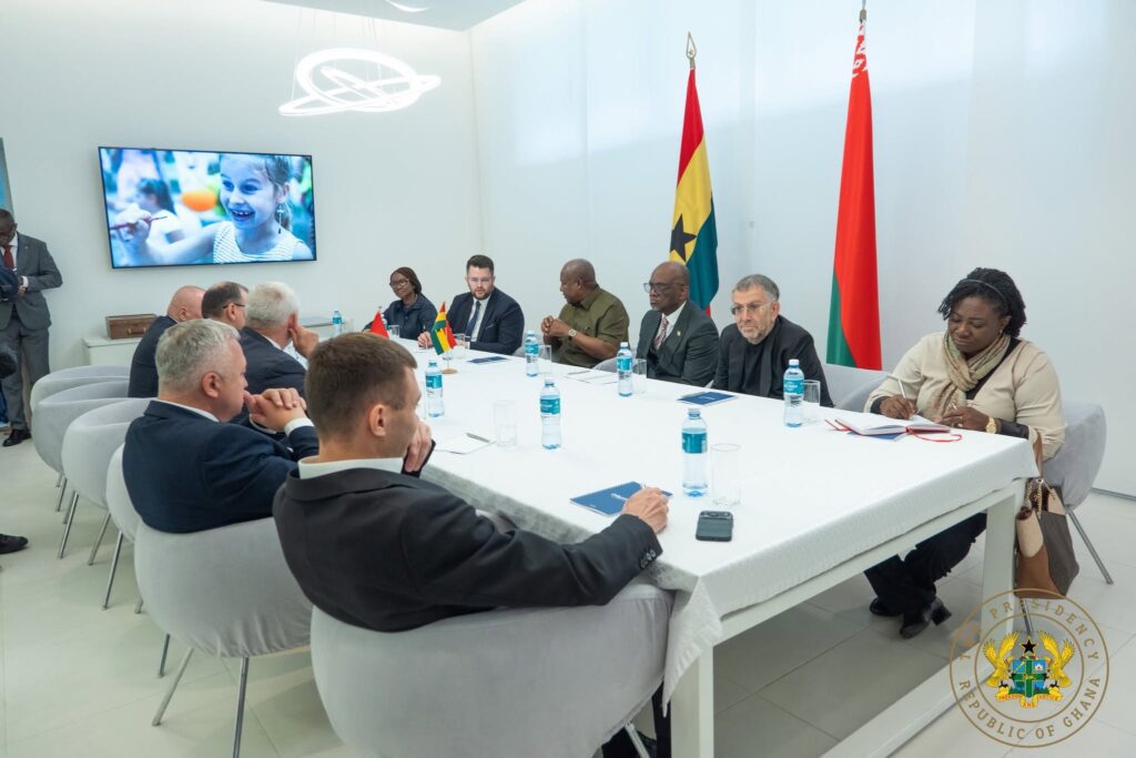 President Mahama Courts Eastern European Capital to Revolutionize Local Agribusiness 4 President John Dramani Mahama in Brest with the Belarusian Authorities and Team 2