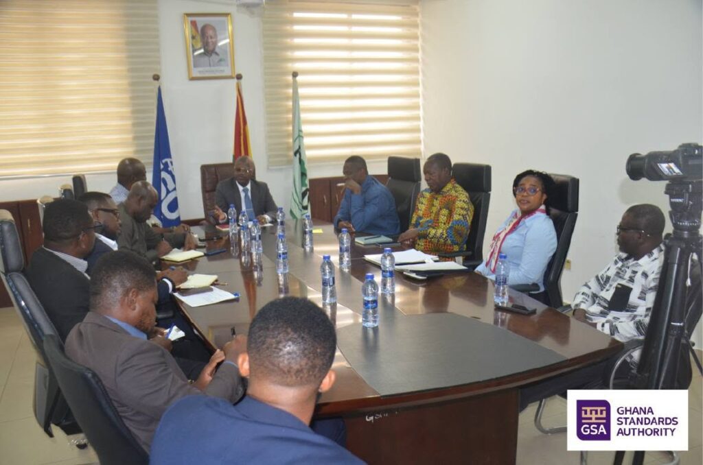 Professor George Agyei Director General of the GSA with GNCCI Delagtion 1