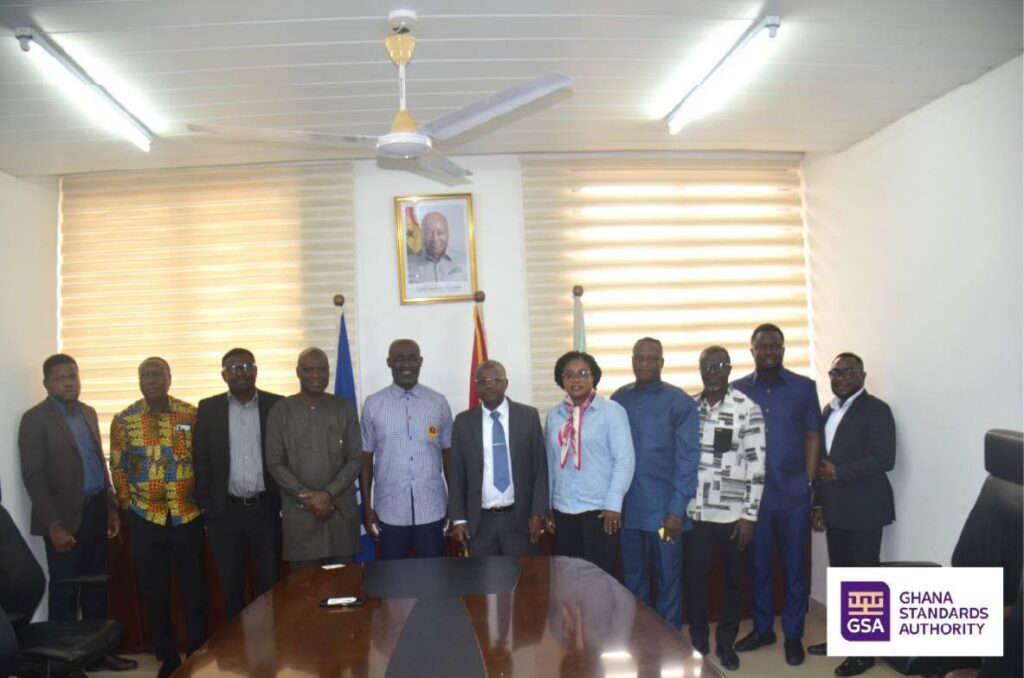 Professor George Agyei Director General of the GSA with GNCCI Delagtion