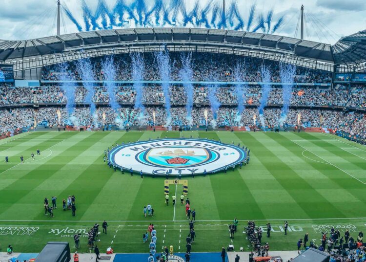 Manchester City Hit Back at Riquelme's Haaland Promise, Consider Legal Action 1 Etihad Stadium getting ready for Manchester City home game