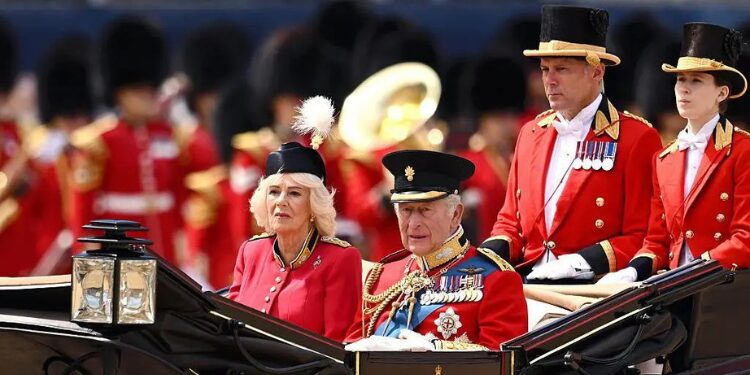 King Charles Marks Official Birthday at Trooping the Colour 1 King Charles and Queen Camilla at the Trooping the Colour Ceremony