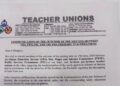 Teacher Unions, GES Agree on Phased Salary Migration Plan 6 Teacher Unions, GES Agree on Phased Salary Migration Plan
