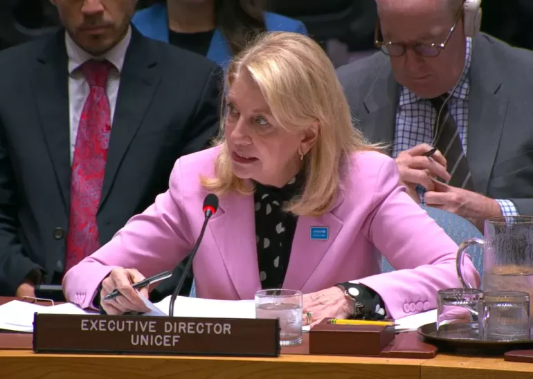 UNICEF: Children Face Growing Threats in Armed Conflict 2 UNICEF Executive Director Catherine Russell 1