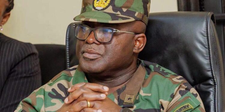 NACOC Nabs Suspect Linked to $296 Million Meth Probe 1 Brigadier General Maxwell Obuba Mantey , Director General of Nacoc